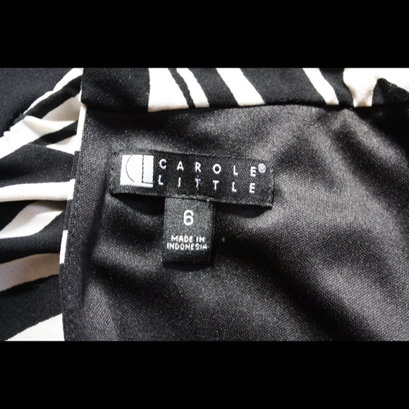 • Carole Little • Zebra Print Woman’s Dress - Picture 6 of 6